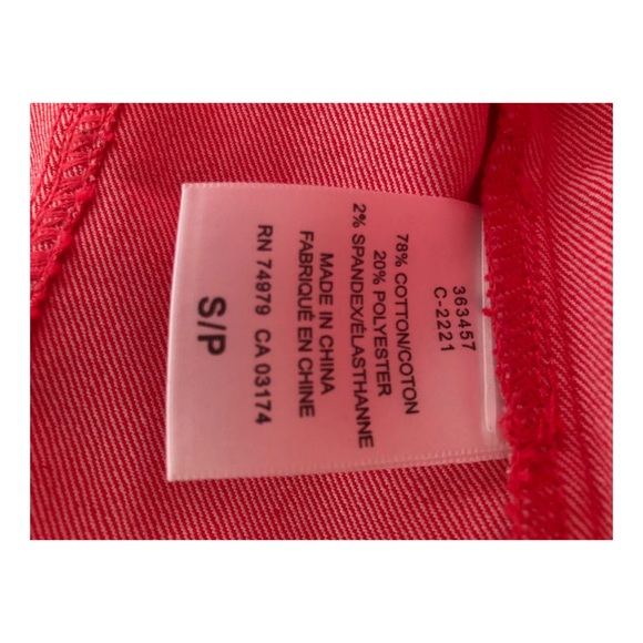 Pink stretchy 2016 by parasuco Jean jacket - Picture 2 of 3